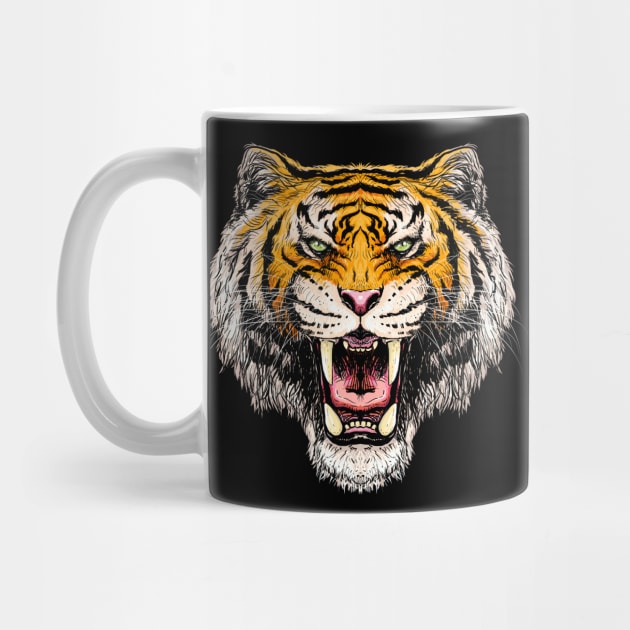 Roaring Tiger by Tapan